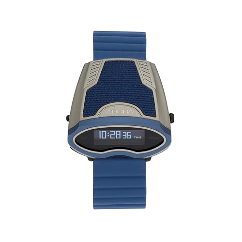 Adora Control AC1002 Herren Uhr 42 mm – Quarz Autofahreruhr mit Metallgehäuse & Silikonband, 3 Bar – 1-206077-001