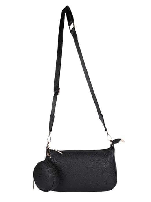 AKSUTI Slingbag for women | Black shoulder bag (B0D9HTX999) Amazon Price History, Amazon Price Tracker