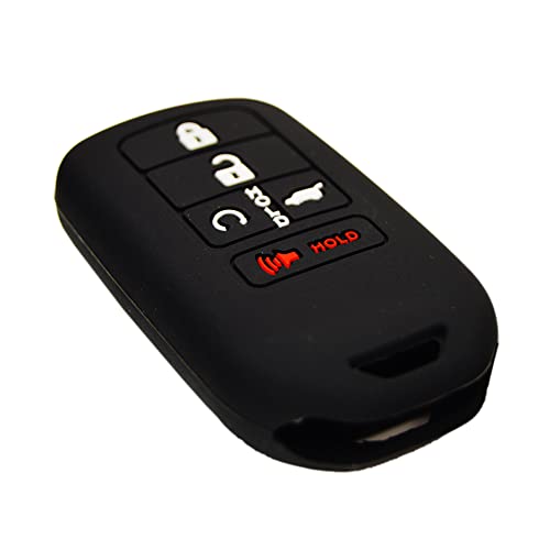 Coque en silicone pour clé Honda Civic et CR-V 5 boutons protège-clé - 5