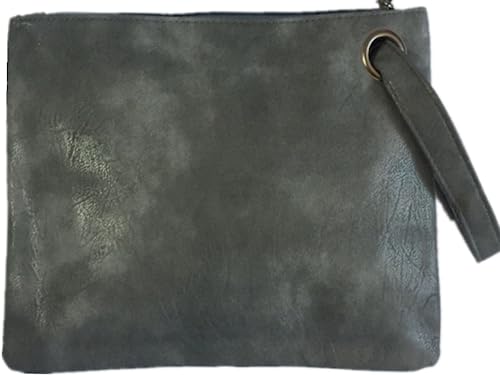 Image of DIHKLCIO Evening Bags Purse Envelop Clutch Chain Shoulder Womens Wristlet Handbag Foldover Pouch black
