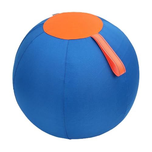 HunicandIU Herding Ball Für Hunde, 17' Riesentennisball Für Hunde, Pferdeball Dog Ball Toys, Interaktiver Hundeball Mit Handpumpe, Blaues Mehrzweck Welpenspielzeug
