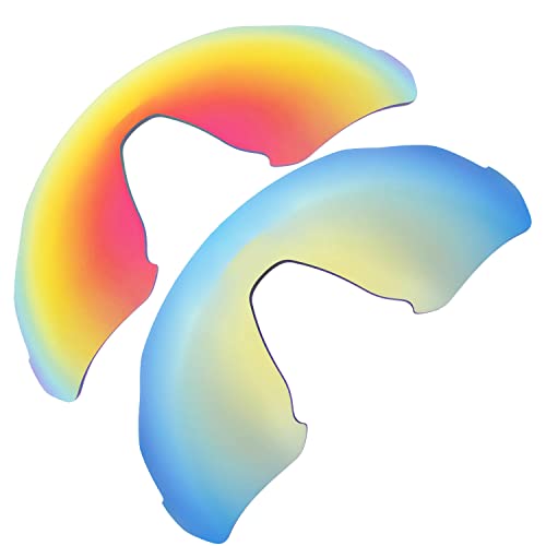 Lentilles de remplacement pour Oakley Flight Jacket avec deux couleurs interchangeables