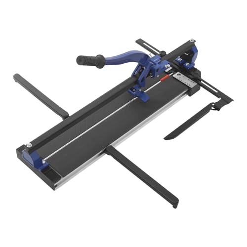 WindWilder Manual Tile Cutter 60cm/120cm Precision Manual Tile Cutting Tool with Guide for DIY/Professional Use, Blue (600mm, 83x20x23cm)