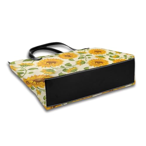 Sac à main tournesol en PU imperméable et léger de luxe - 4