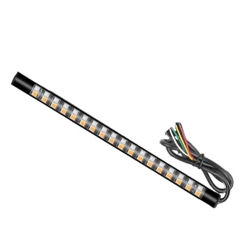 Evita accidentes en moto con la tira de luces traseras LED con freno y giro de 12V