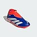 Adidas Kids Unisex Predator League Laceless Football Boots Firm Ground (Little Kid/Big Kid) Lucid Blue/White/Solar Red 3 Little Kid Medium