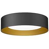 AUTELO LED 14" Bedroom Ceiling Light 3000K Dimmable Flush Mount Ceiling Light Fixture with Frosted G