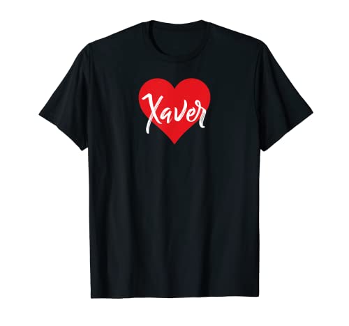 I Love Xaver First Name Tshirt I Heart Named T-Shirt