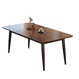 【Versátil y adecuada para múltiples configuraciones】 Esta mesa de comedor de madera maciza es perfecta para varios entornos y se puede combinar con varios estilos y espacios. Ya sea un comedor moderno, una cocina rústica o una oficina elegante, su diseño versátil se integra perfectamente en cualquier lugar.