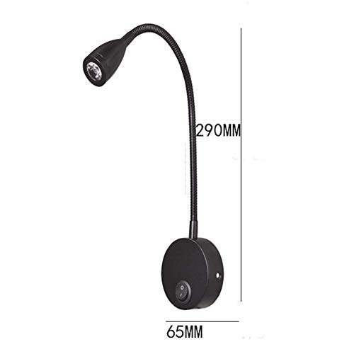 image for Shni LED Flexible Bedside Light, 12V 360 Degree Rotation Flexible Goos