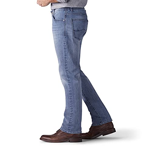 Image of LEE Men's Modern Series Extreme Motion Straight Fit Tapered Leg Jean, Theo, 36W x 32L Jeans