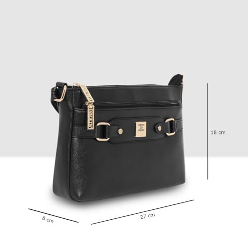 Image of ESBEDA Classic Structured Buckle Sling For Women | Ladies Purse | Slings For Casual Carry | Stylish Sling Bag | Gift Bag For Women