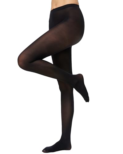 Nur Die Damen Strumpfhose Blickdicht 40, 20 DEN, Gr. 48 (Herstellergröße: 44-48=L), Schwarz (schwarz 94)