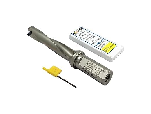 Indexable Insert U Drill 16.5 MM II Weldon Shank II Through Coolant II 10 pcs Carbide Inserts Free (Dia 16.5 mm~4D~25 mm Shank)