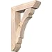 Ekena Millwork BKT0806X30X42OLY06SDF Olympic Slat Smooth Bracket w/Offset Brace, Douglas Fir