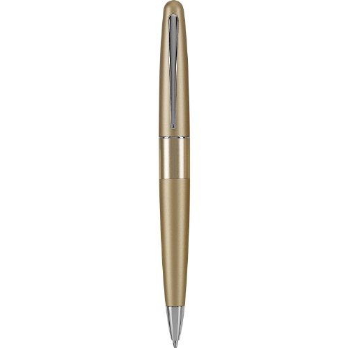 Pilot Metropolitan Collection Ball Point Pen, Gold Barrel, Classic Design, Medium Point, Black Ink (91319)