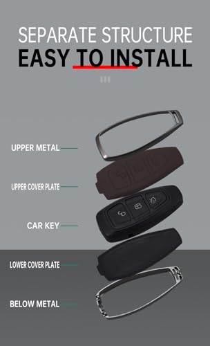 Coque de clé Ford Focus Mondeo Fiesta Transit remplacer boîtier boutons cassés - 5