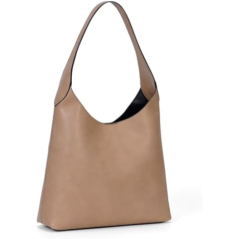 JQWYGB Hobo Bags Slouchy Tote Bag for Women Vegan Leather Shoulder Work Bag Designer Handbag Trendy Slouch Purse Cover