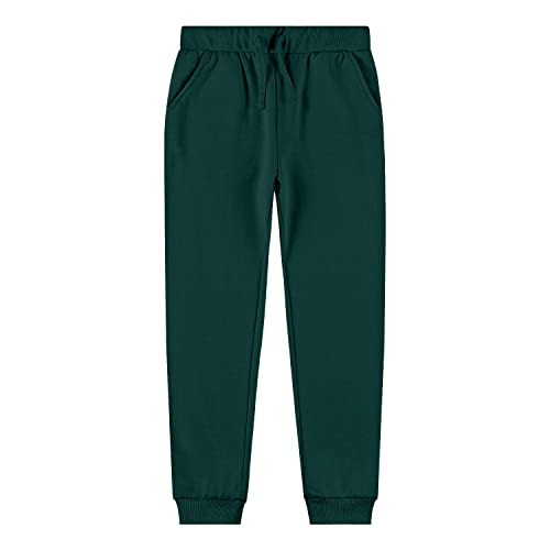 Image of Kid Nation Kids Unisex Soft Brushed Fleece Casual Pull On Jogger Sweatpants with Pockets for Boys or Girls