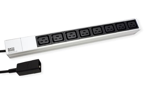 Regleta 19 1u Bachmann 8x iec c19 cable 1.5mm para conectar servidores en CPD 4