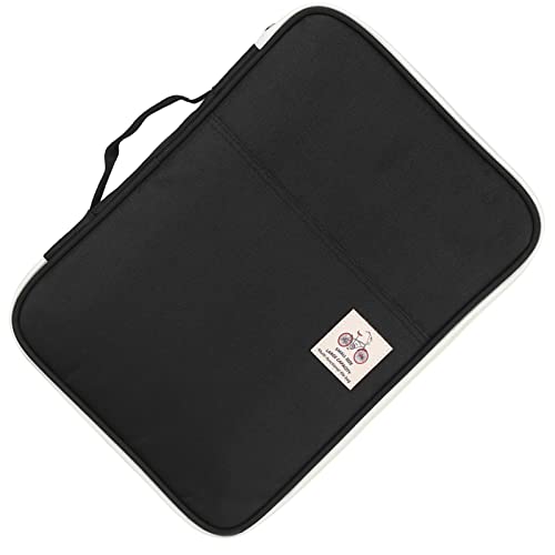 Carpeta de archivos A4 con cremallera violeta para evitar la pérdida de papeles