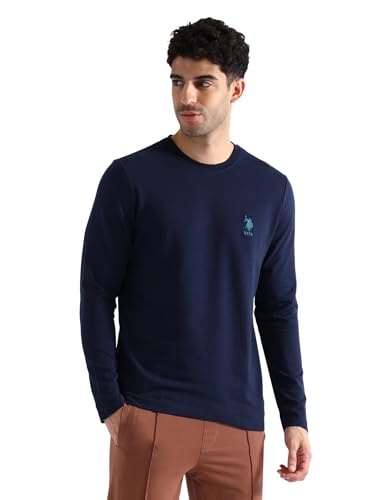 Image of U.S. Polo ASSN. Mens OEE05 Pure Cotton Oversized Lounge T-Shirt