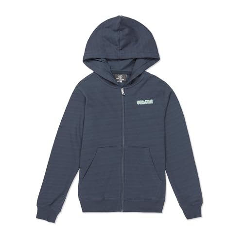 Volcom Boys' Vibeout Zip Fleece Hoodie Sweatshirt