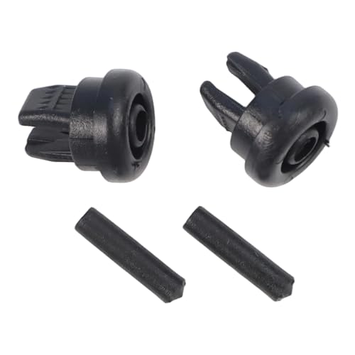 WheatThrive Lot de 2 clips de suspension pour étagère de colis Renault Clio Mk1 Mk2, Megane Mk1-Mk3, Laguna Mk1 Mk2, Scenic, noir