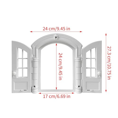 Puerta de gato retro francesa para interior y zonas de paso 6