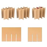 15 St&uuml;ck Umzugskarton Gl&auml;ser Trennwand Sets,Trennw&auml;nde f&uuml;r Versandkartons Kartonf&auml;cher Trennw&auml;nde zum Verpacken Umzugskartons f&uuml;r Glaswaren Geschirr Weingl&auml;ser