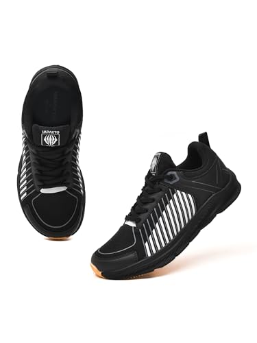 Impakto Barefoot Shoes for Men | Lightweight & Superior Grip | Running & Training Shoes with Wide Toe | Non-Marking Sole for Court Games | Anti-Slip Grip, Everyday Wear for Gym | Jogging & Yoga Shoes