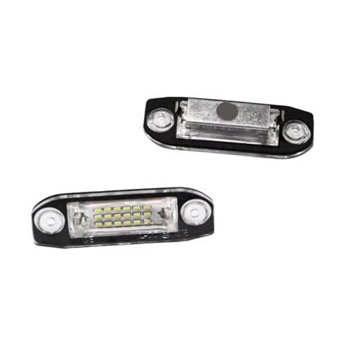 Luces de matrícula para coche Volvo S80 y V50 con acabado duradero original