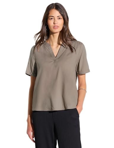 Chemisier de couleur unie Street One vêtement anti-froissage femme