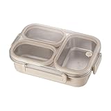 Celuicion Clunch Containers - Recipiente Hermetico Acero Inoxidable - Hermético 3 Compartimentos para Colegio Guardería Viaje Picnic Trabajo