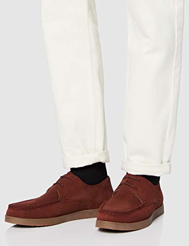 Find. Fairfax Scarpe Stringate Derby, Rosso