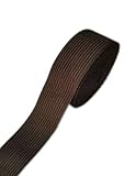 Ninepeak Elastic Bands Spool Sewing Band Flat Elastic Cord, Dark Brown, 5 Yards (1 Inch)