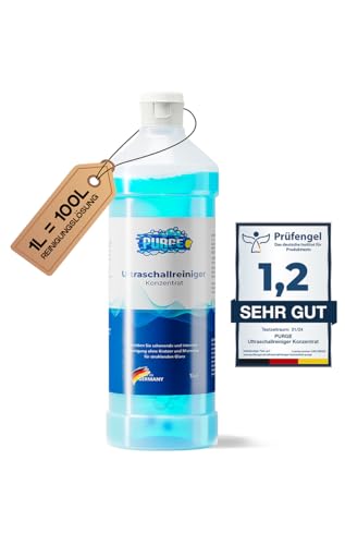 PURGE Ultraschallreiniger Konzentrat | 1:100 | Brillen & Schmuck...