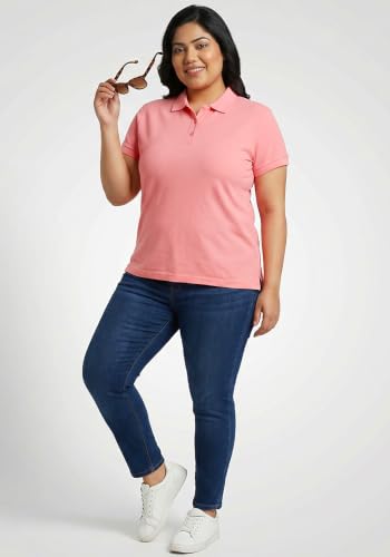 Image of Wear Your Opinion Womens Plus Size Polo Collar Neck T-Shirt Top