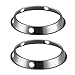 NatureMan El anillo de Wok es adecuado para todos los woks, sartén, estante de acero de 7¾ pulgadas y 9¾ pulgadas, tamaño reversible esencial de cocina (paquete de 2)