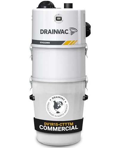 Drainvac 3HP Commercial Central Vacuum System Power Unit – Powerful
