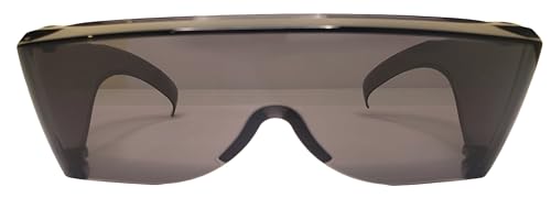 XL Extra Dark Fit Over Sunglasses - Large Wear Over Glasses Sun Shield - Fishing, Boating, Golf, & Driving4