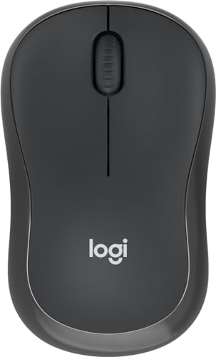 Image of Logitech M240 for Business Silent Wireless Mouse, Secure Logi Bolt USB Receiver, Bluetooth, Globally Certified for Windows, Mac, Chrome, Linux, iPadOS, Android - Graphite