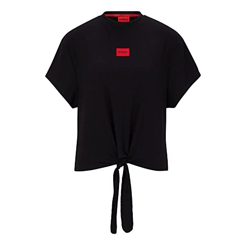 HUGO Damen Naiana_t-Shirt Loungewear_T_Shirt, Black1, M EU
