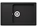 Produktbild SCHOCK Küchenspüle 78 x 50 cm Formhaus D-100LS Nero - schwarze CRISTALITE Granitspüle ab 60 cm Unterschrank-Breite