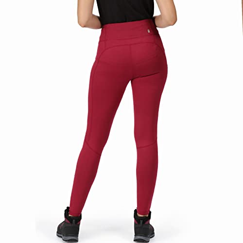 Regatta Womens Holeen Ii Walking Hiking Leggings - Wild Plum - Xl #TOP1