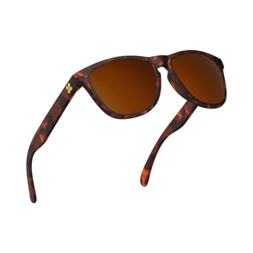 Sungod Classics™ Sunglasses - Lightweight Eyewear with UV400 Protection Frame - Tortoise Brown