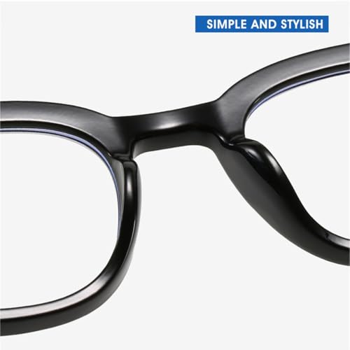 Monture de lunettes tendance transparente style vintage café et bureau - 3