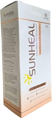 VP Sunheal Spf 50 Uva/Uvb Ultra Matte Gel Sunscreen Suitabe For All Skin Types 50Gm