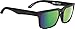 Spy Optic Helm, Square Sunglasses, Color and Contrast Enhancing Lenses, Matte Black - Happy Bronze with Green Spectra Mirror Polarize Lenses