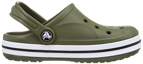 CROCS Bayaband Clog K - Army Green - J2 , 207019-309-J2, Kids Unisex , Army Green , J2